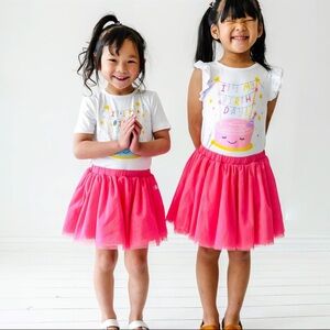 Little Sleepies Raspberry Dark Pink Tutu Skirt 12-18 months NWT NIB